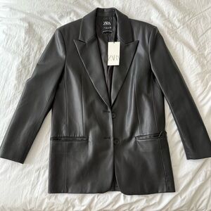 Zara Women's Charcoal Blazer Jacket